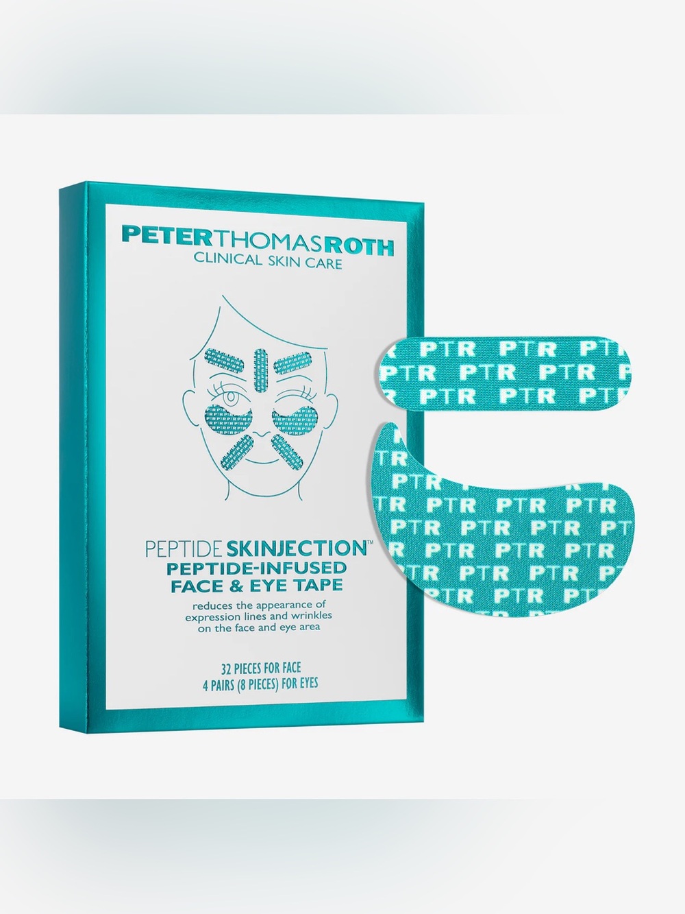 PEPTIDE SKINJECTION PEPTIDE INFUSED FACE + EYE TAPE
